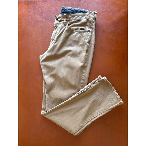 Johnson & Murphy Pima Cotton Khaki Chino Pants 32X32 - Picture 6 of 8